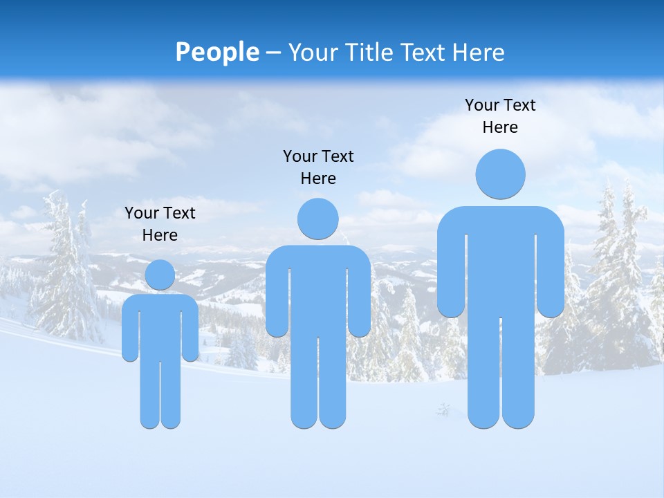 Winter Mountain PowerPoint Template