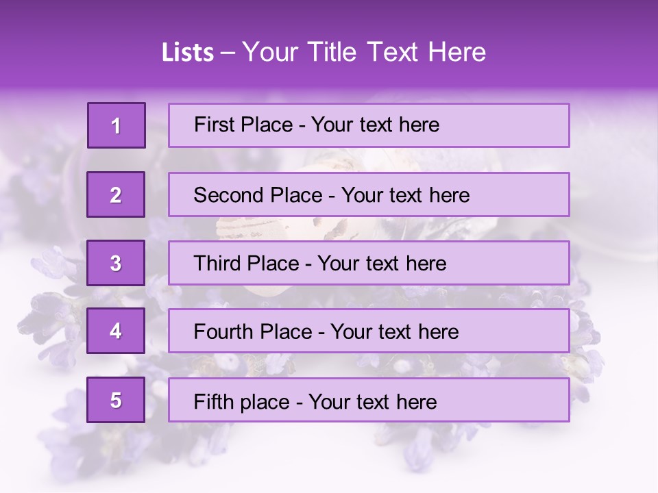 Luxury Relaxation Healthy PowerPoint Template