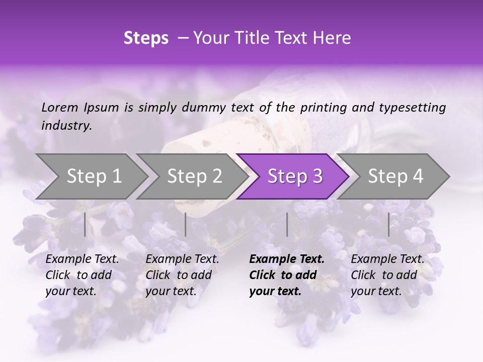 Luxury Relaxation Healthy PowerPoint Template