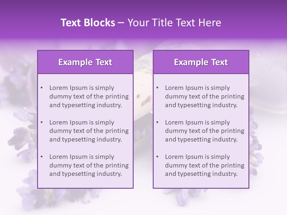 Luxury Relaxation Healthy PowerPoint Template