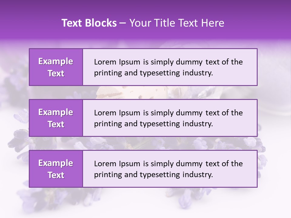 Luxury Relaxation Healthy PowerPoint Template