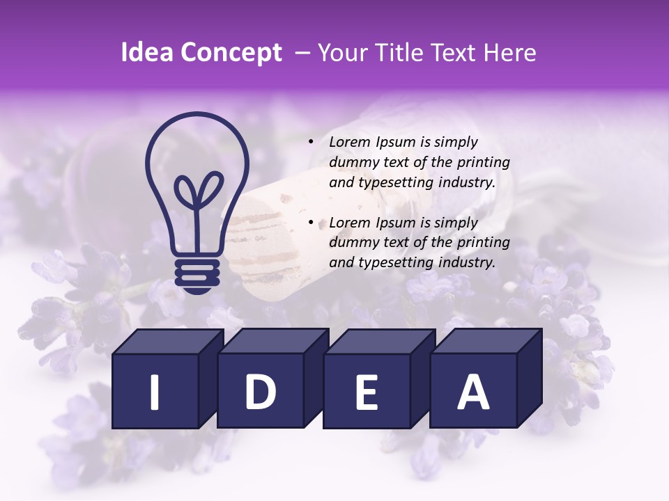 Luxury Relaxation Healthy PowerPoint Template