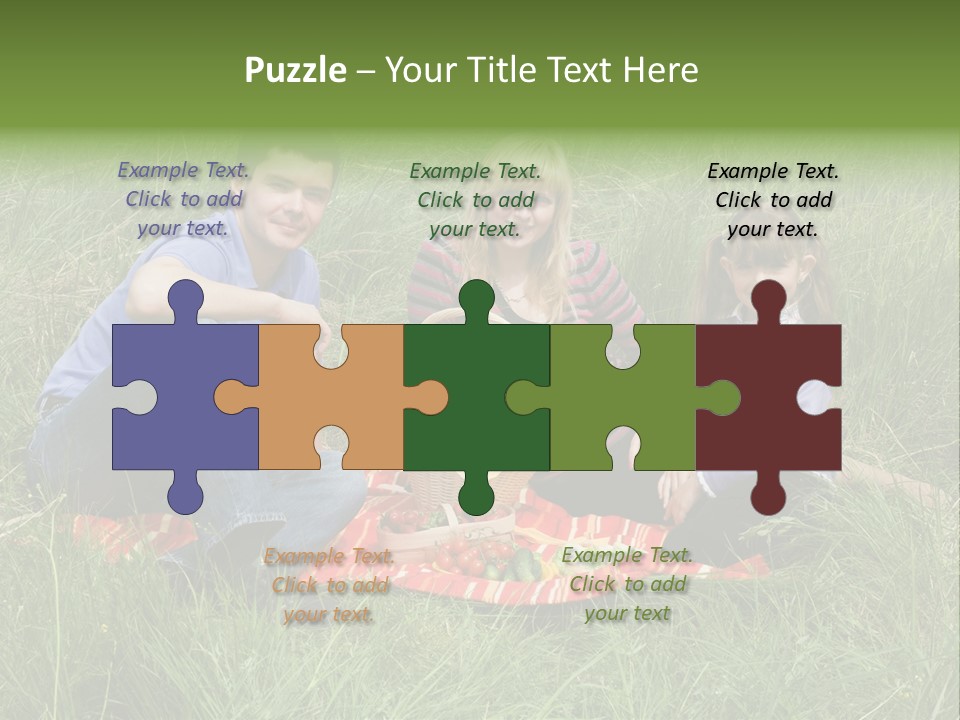 Pique Nique En Famille PowerPoint Template