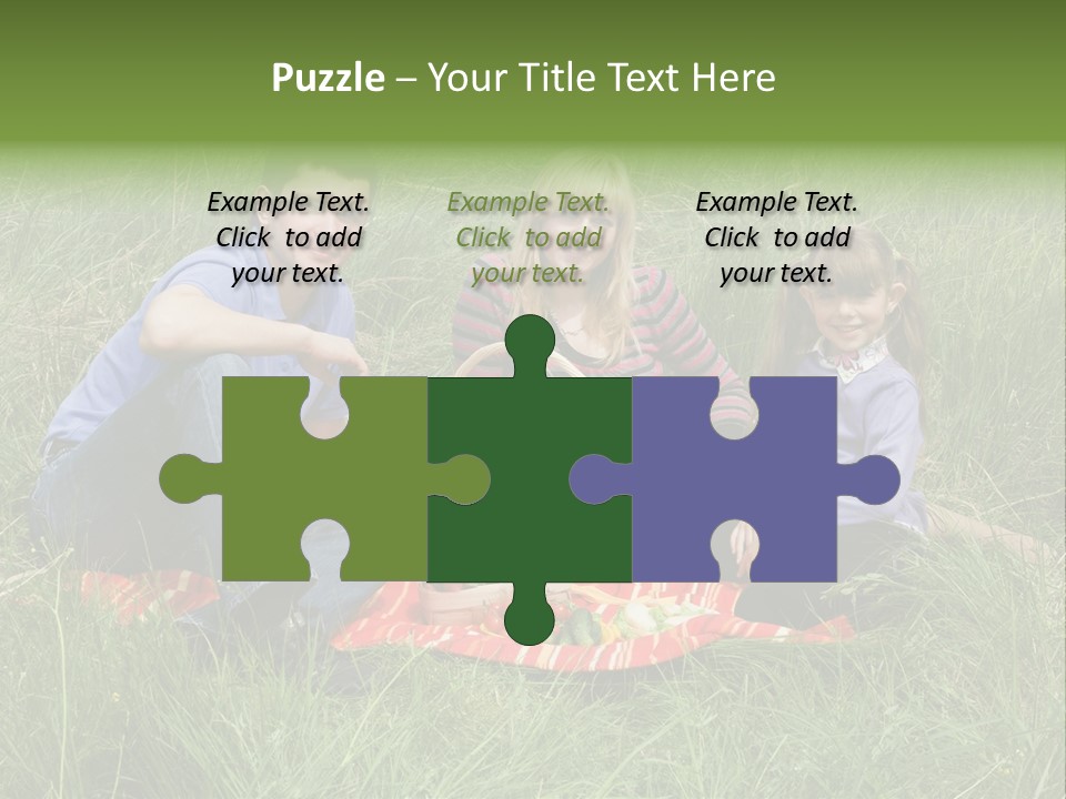 Pique Nique En Famille PowerPoint Template