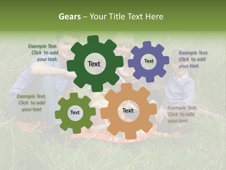 Pique Nique En Famille PowerPoint Template