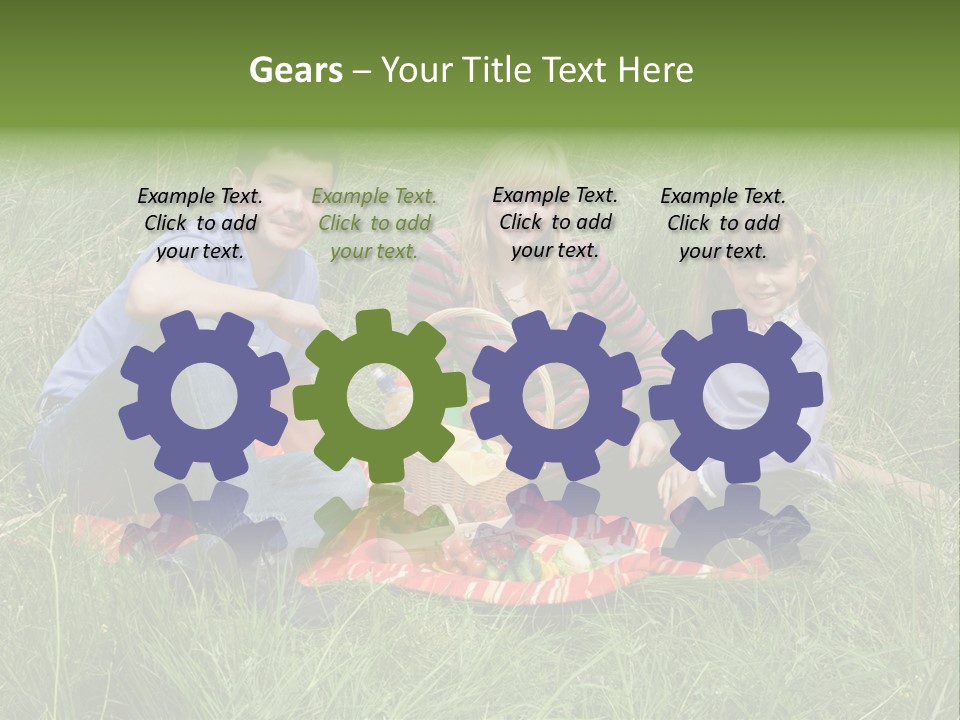 Pique Nique En Famille PowerPoint Template