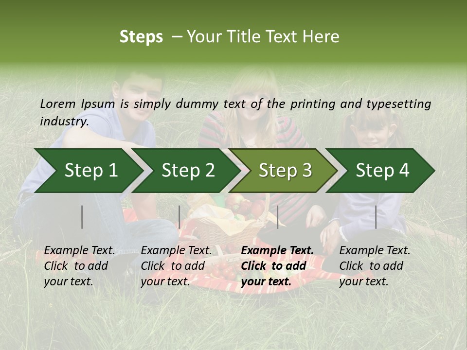 Pique Nique En Famille PowerPoint Template