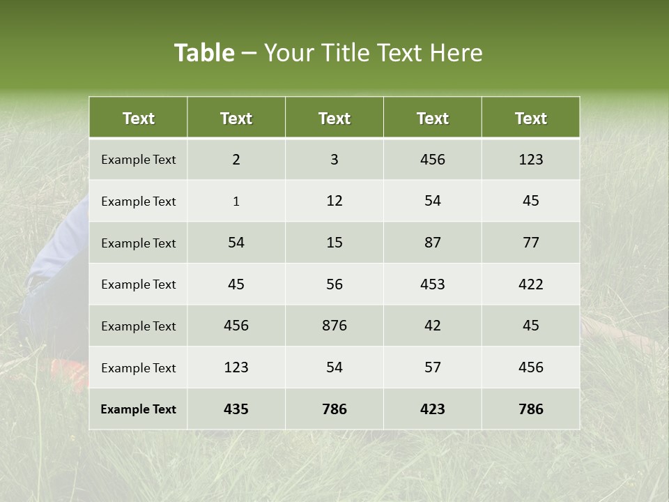 Pique Nique En Famille PowerPoint Template