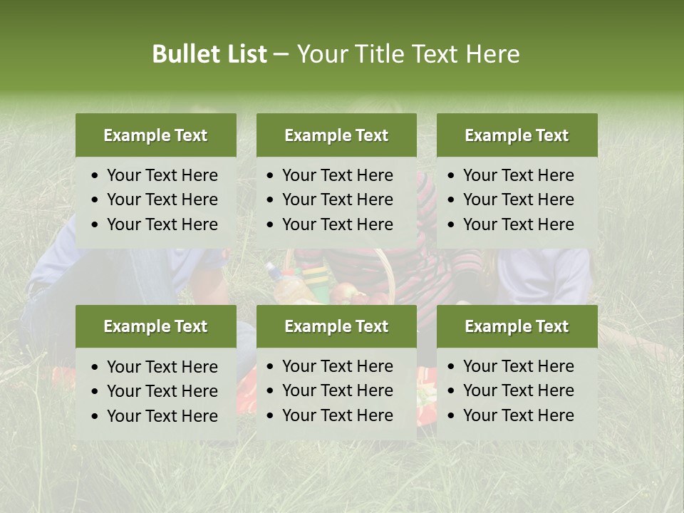 Pique Nique En Famille PowerPoint Template