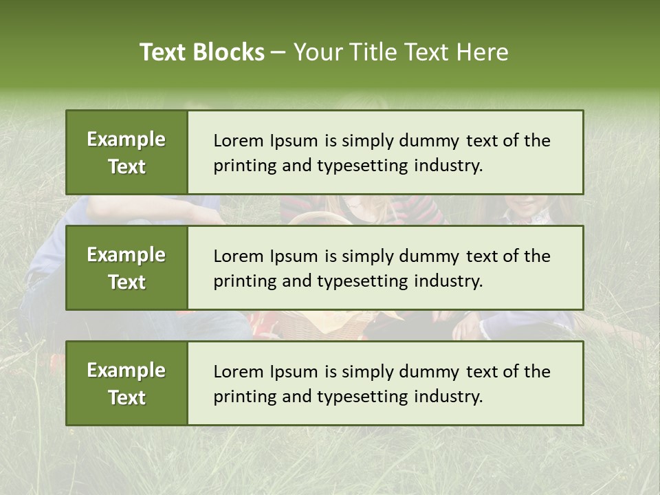 Pique Nique En Famille PowerPoint Template