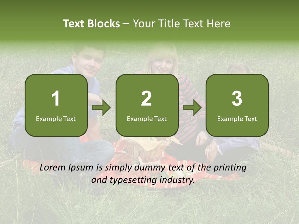 Pique Nique En Famille PowerPoint Template