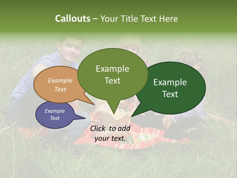 Pique Nique En Famille PowerPoint Template