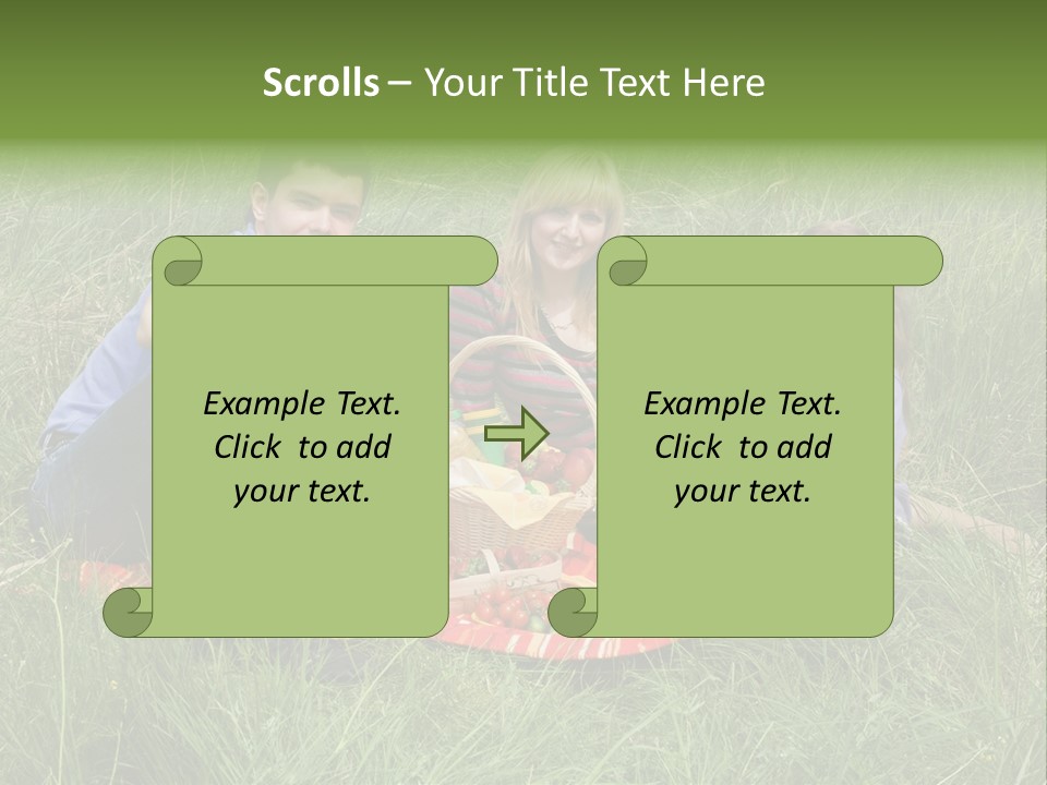 Pique Nique En Famille PowerPoint Template