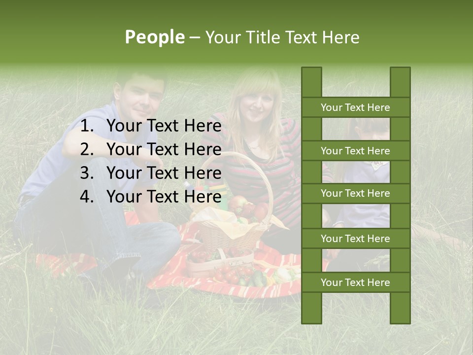 Pique Nique En Famille PowerPoint Template