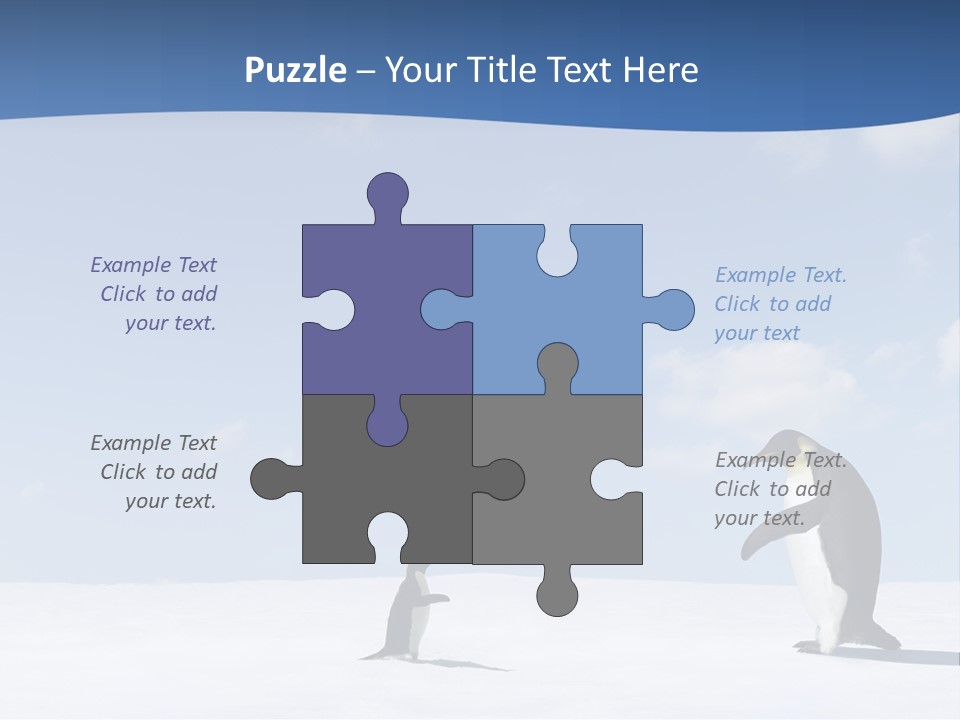 Adelie Penguin PowerPoint Template