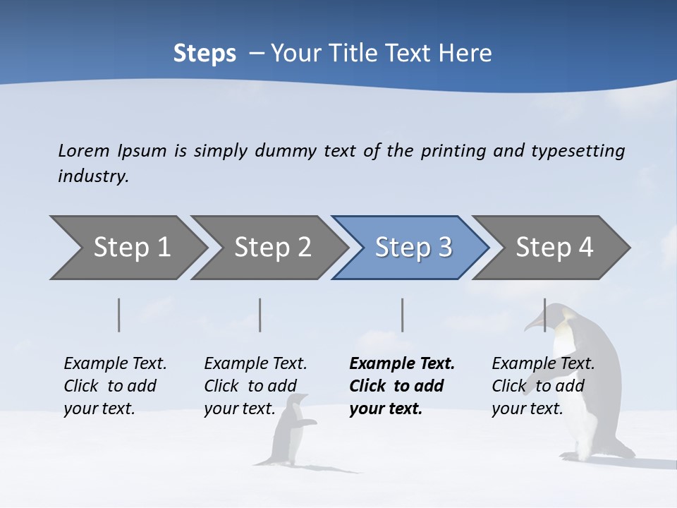 Adelie Penguin PowerPoint Template