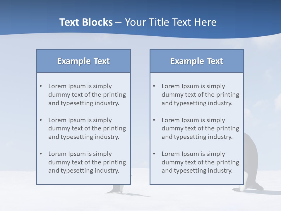 Adelie Penguin PowerPoint Template