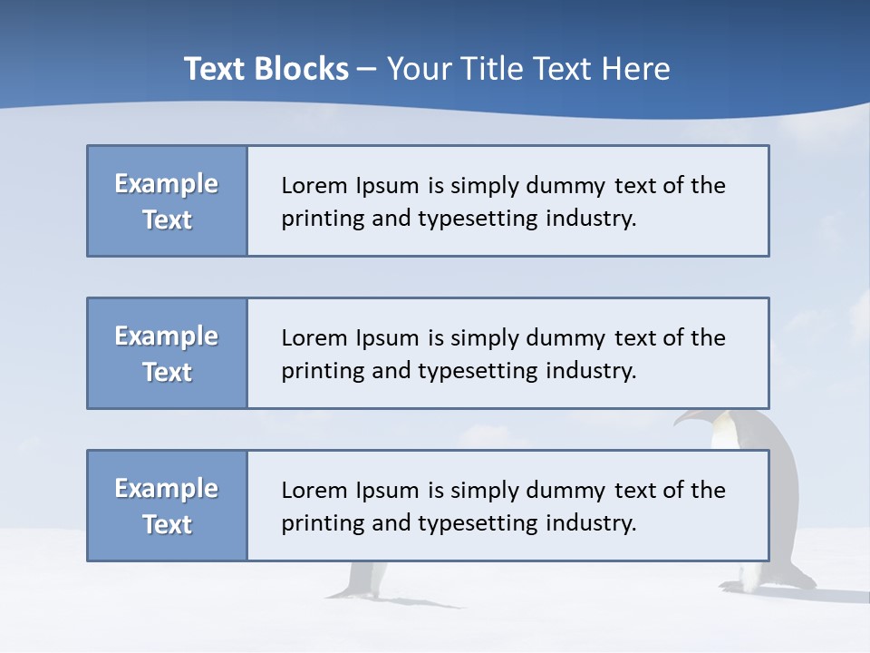 Adelie Penguin PowerPoint Template