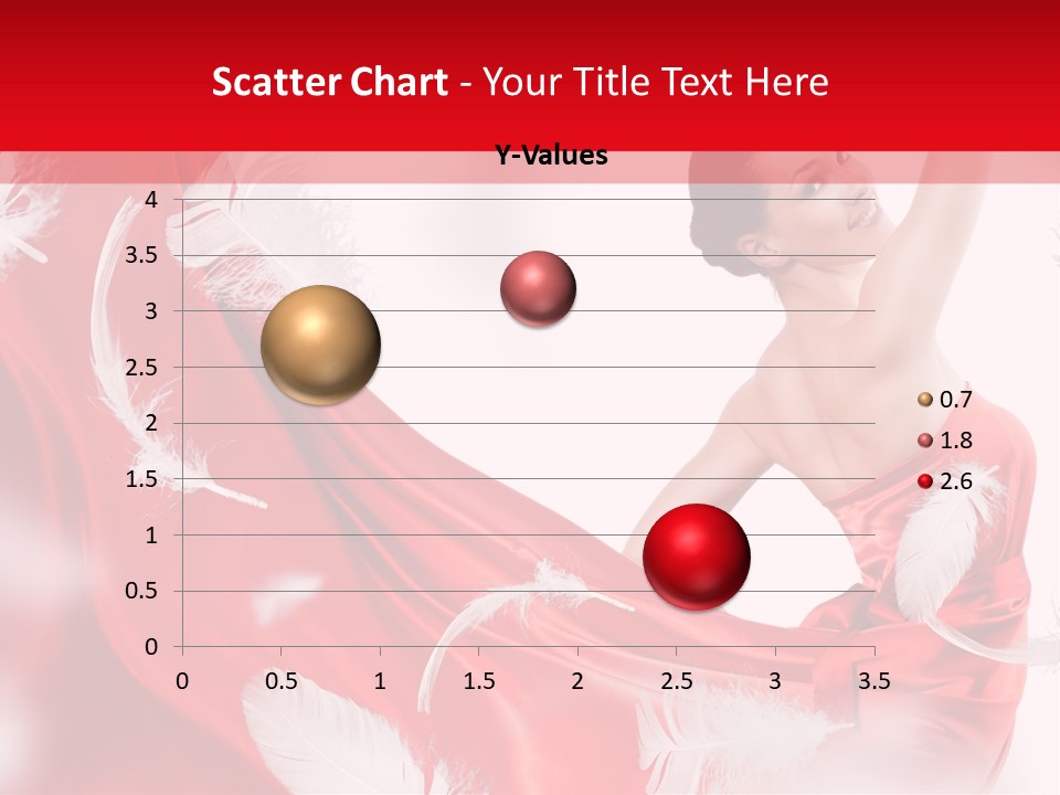 Red Wedding Dress PowerPoint Template