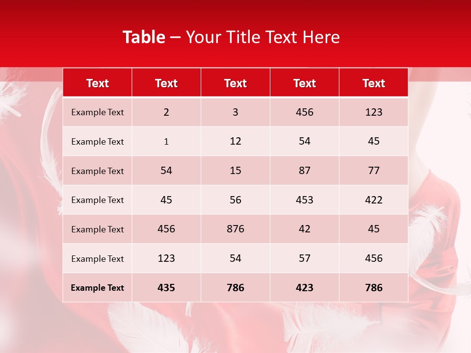 Red Wedding Dress PowerPoint Template