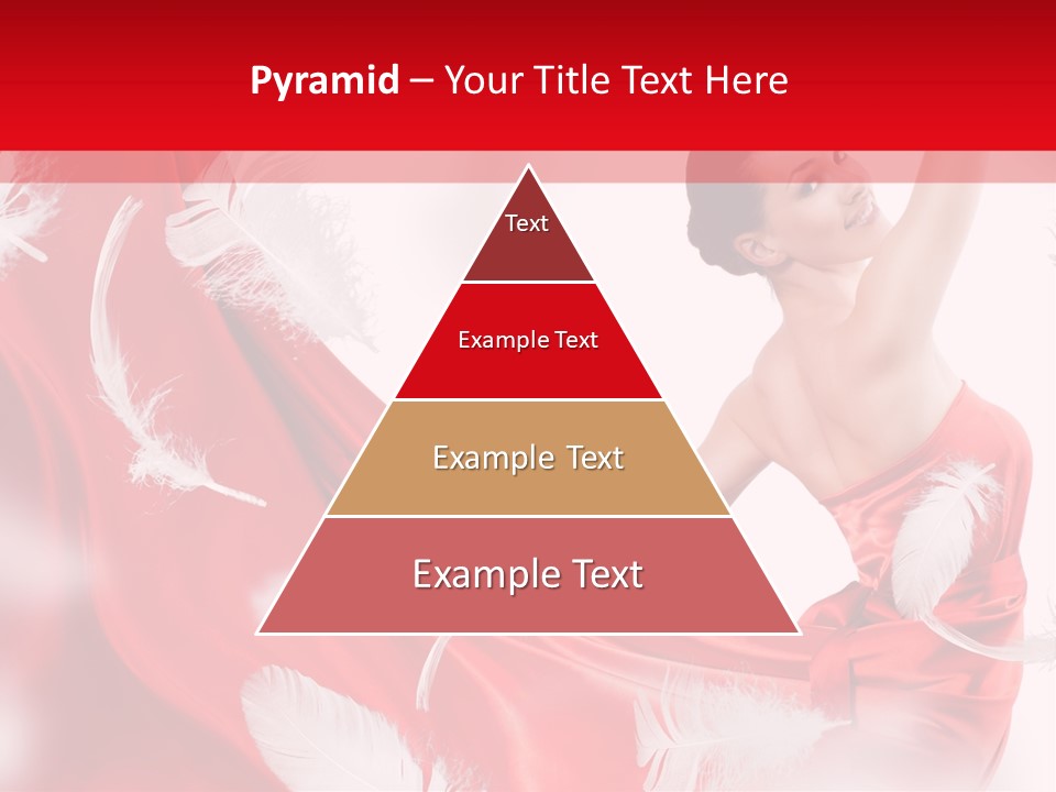 Red Wedding Dress PowerPoint Template