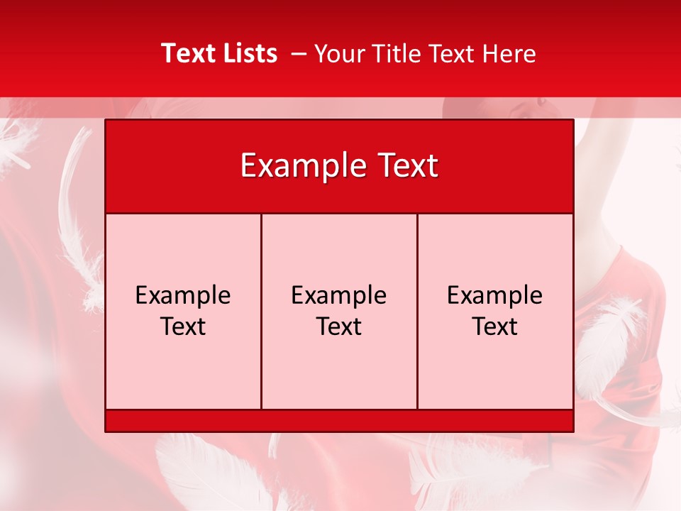 Red Wedding Dress PowerPoint Template