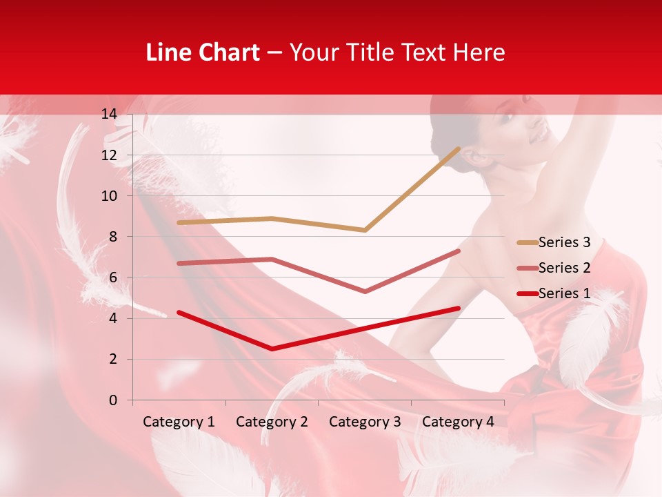 Red Wedding Dress PowerPoint Template