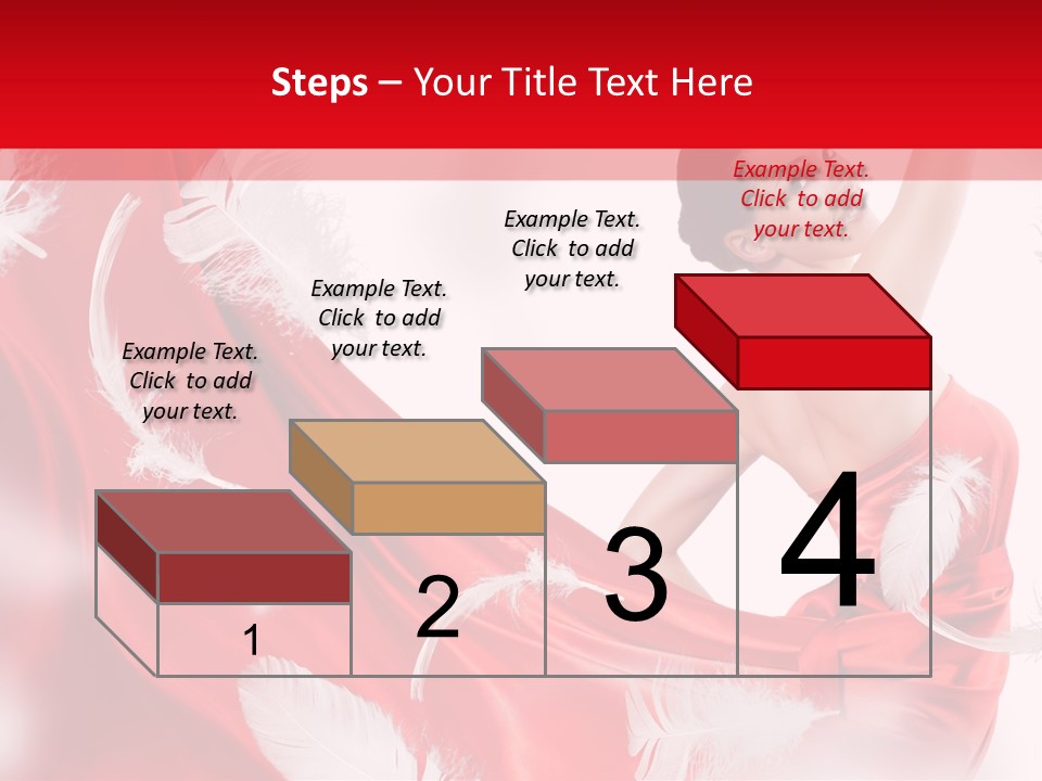 Red Wedding Dress PowerPoint Template