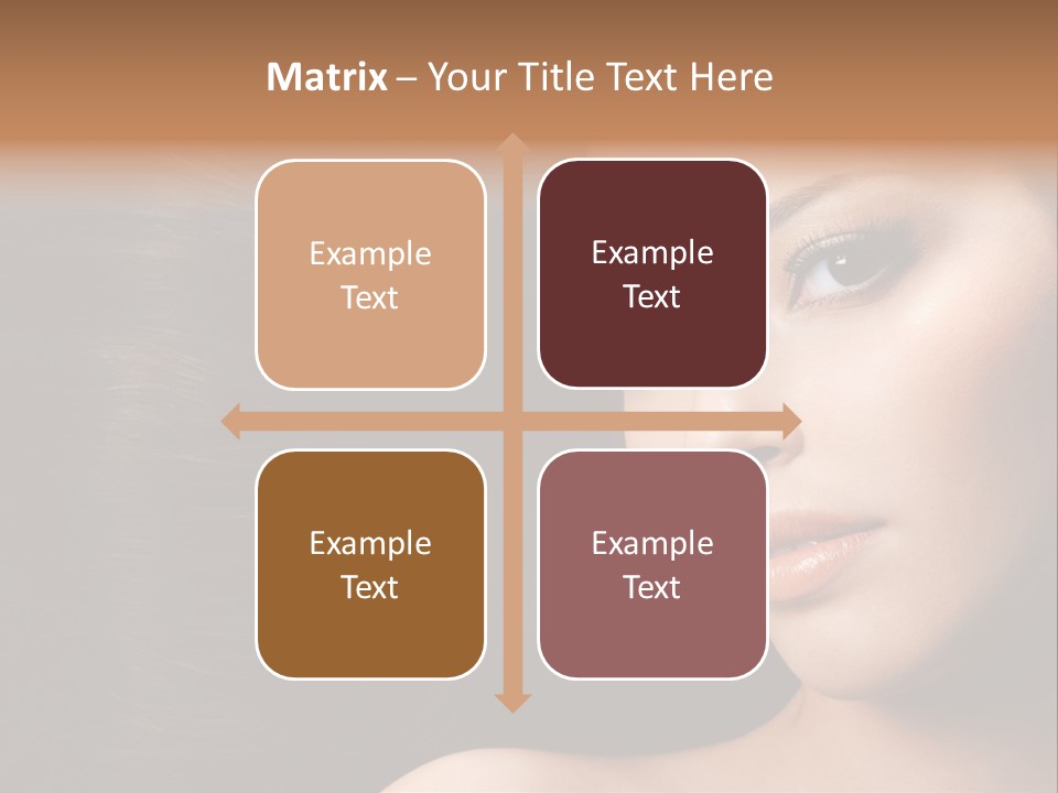 Women Hair PowerPoint Template