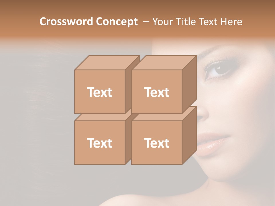 Women Hair PowerPoint Template