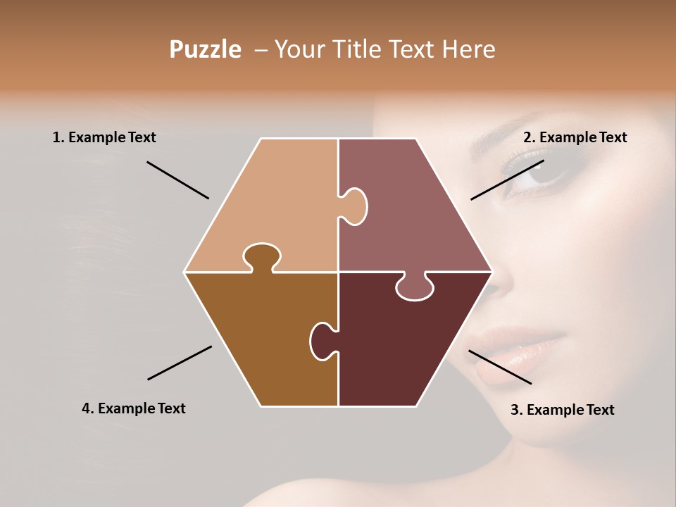 Women Hair PowerPoint Template