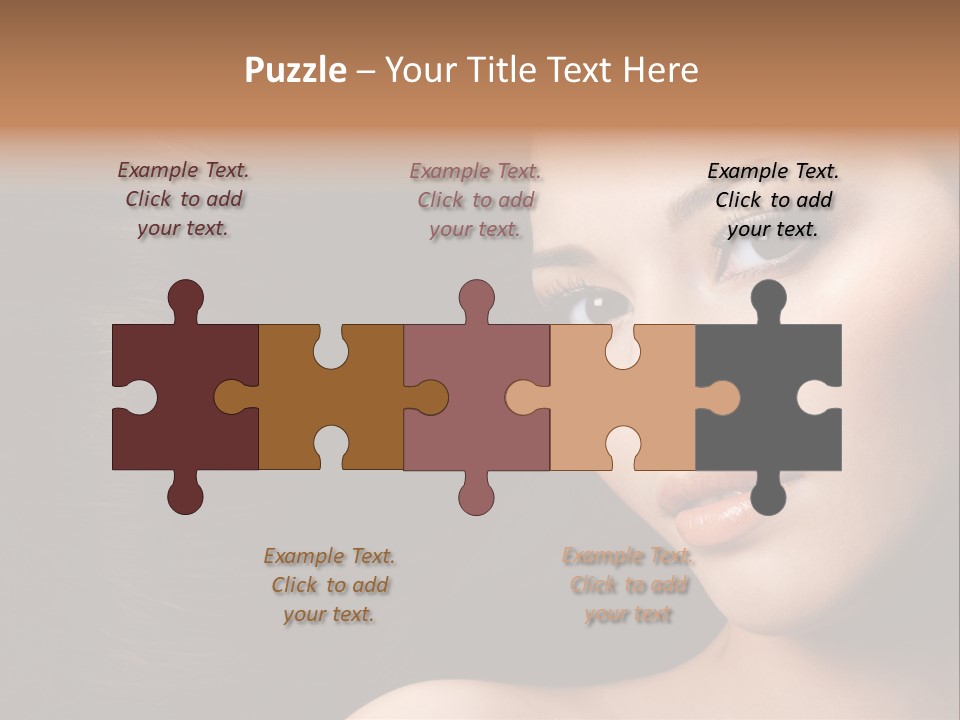 Women Hair PowerPoint Template