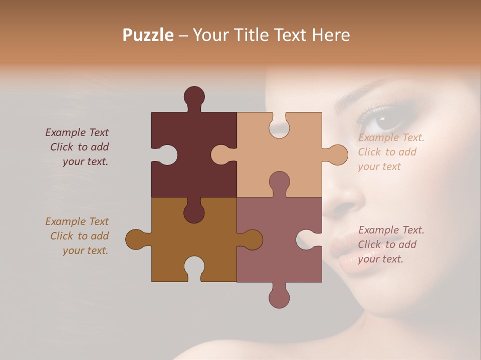 Women Hair PowerPoint Template