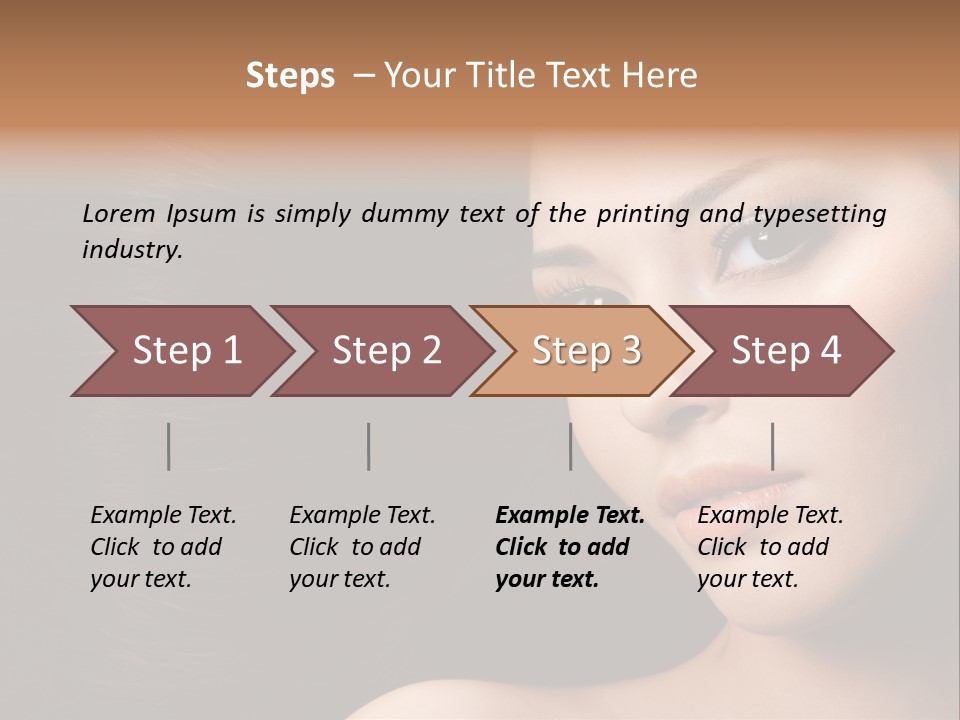 Women Hair PowerPoint Template