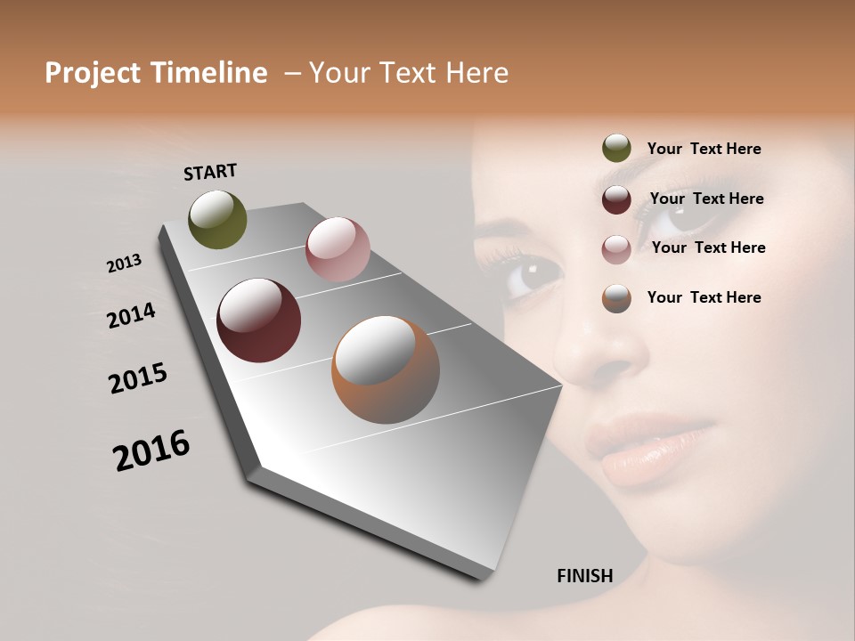 Women Hair PowerPoint Template