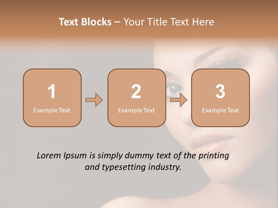 Women Hair PowerPoint Template