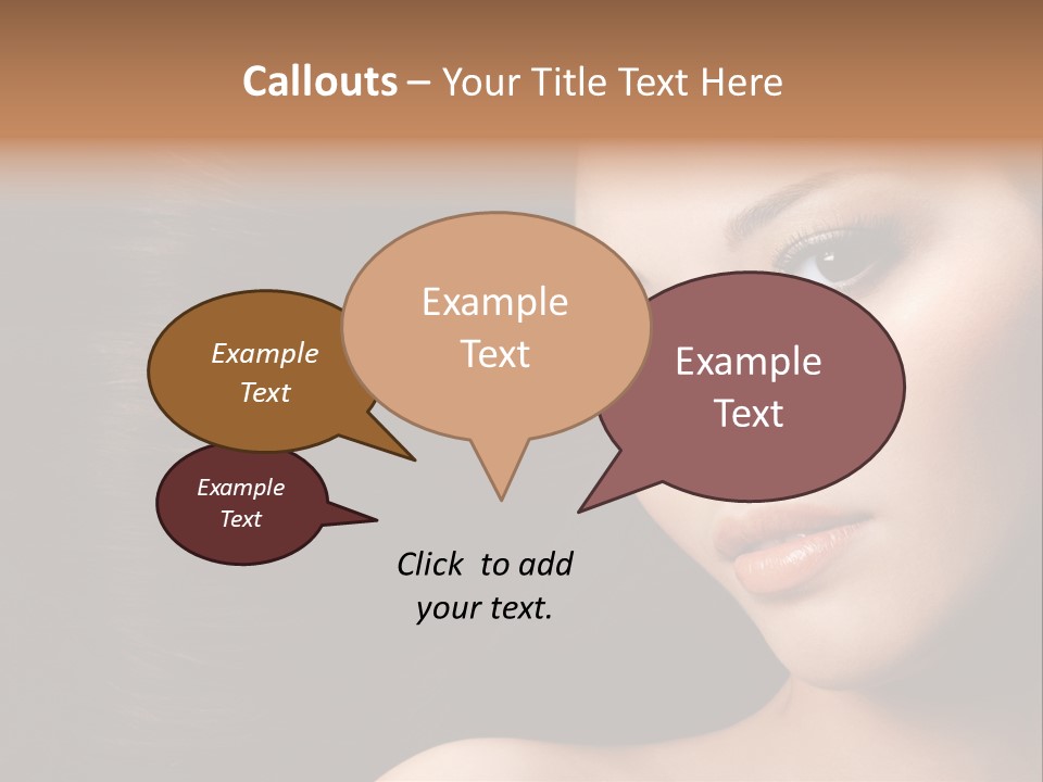 Women Hair PowerPoint Template