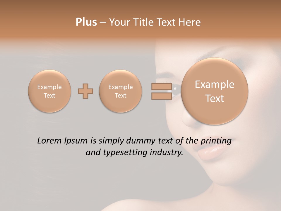 Women Hair PowerPoint Template