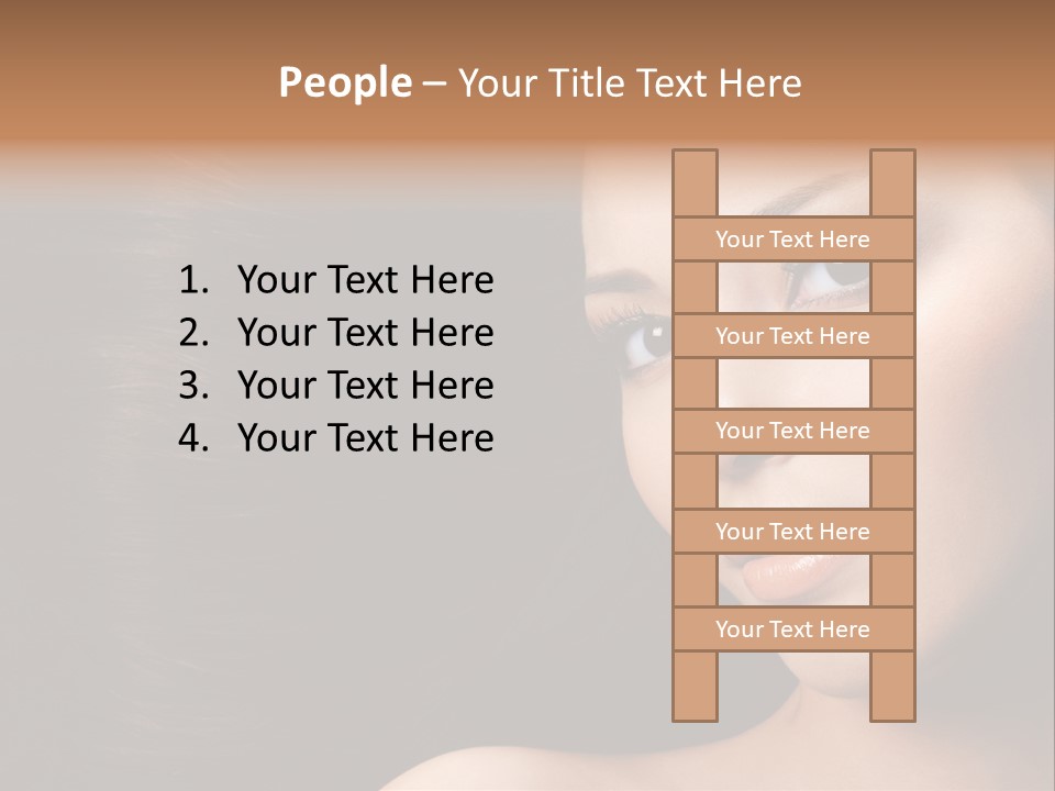 Women Hair PowerPoint Template