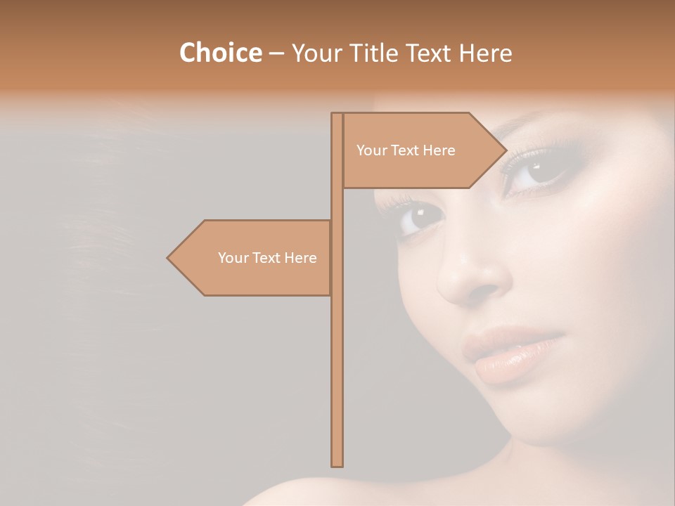 Women Hair PowerPoint Template
