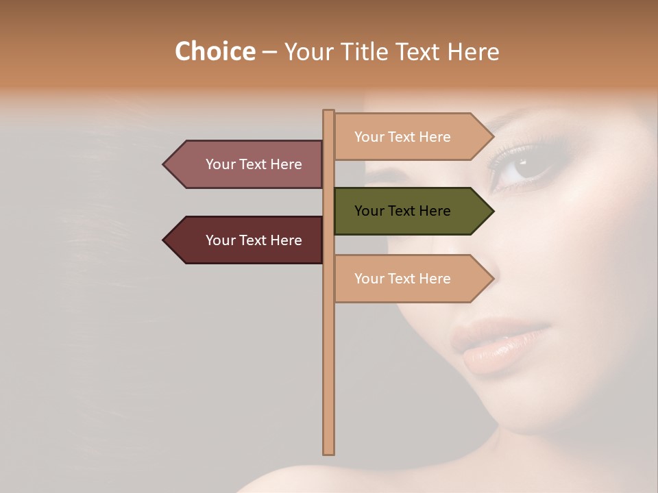Women Hair PowerPoint Template