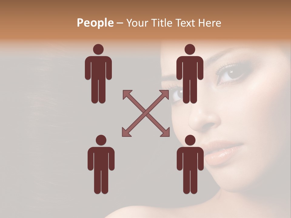 Women Hair PowerPoint Template