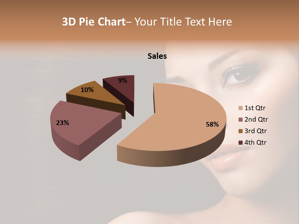 Women Hair PowerPoint Template
