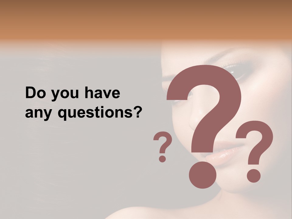 Women Hair PowerPoint Template