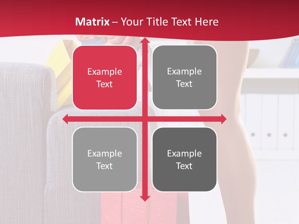 Woman Legs In Stocking PowerPoint Template