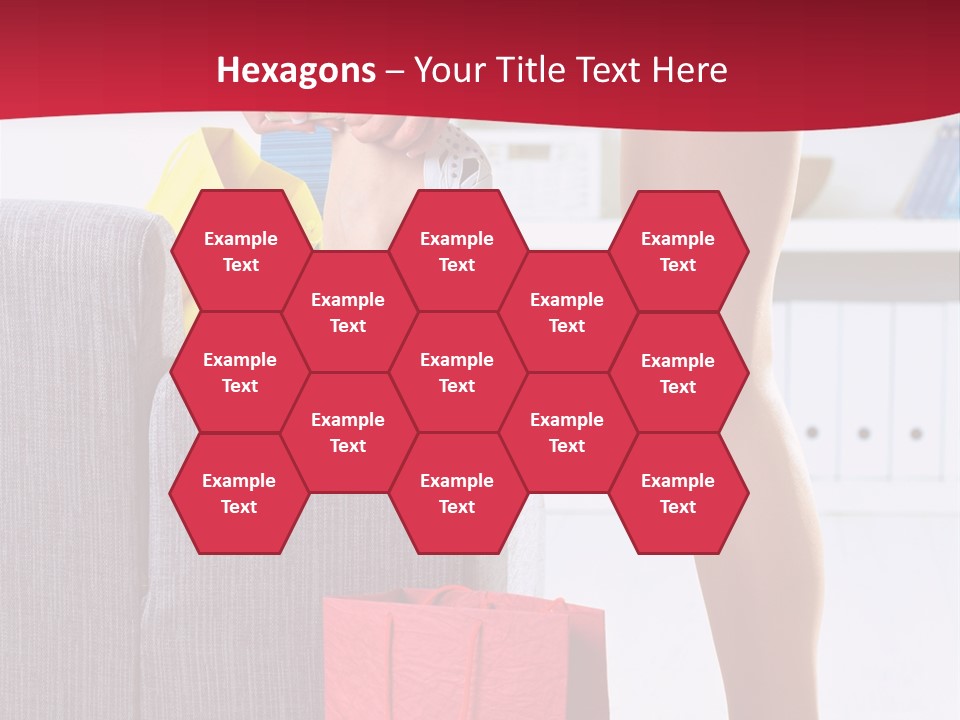 Woman Legs In Stocking PowerPoint Template