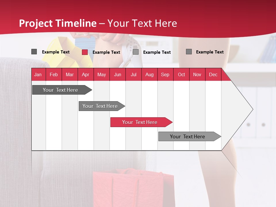 Woman Legs In Stocking PowerPoint Template