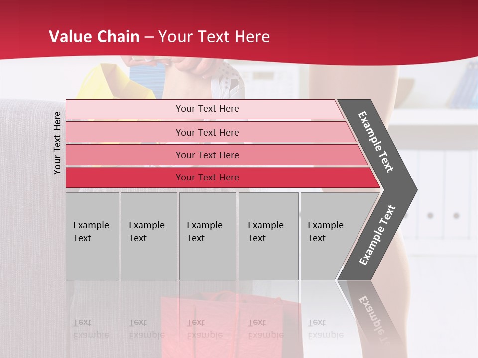 Woman Legs In Stocking PowerPoint Template