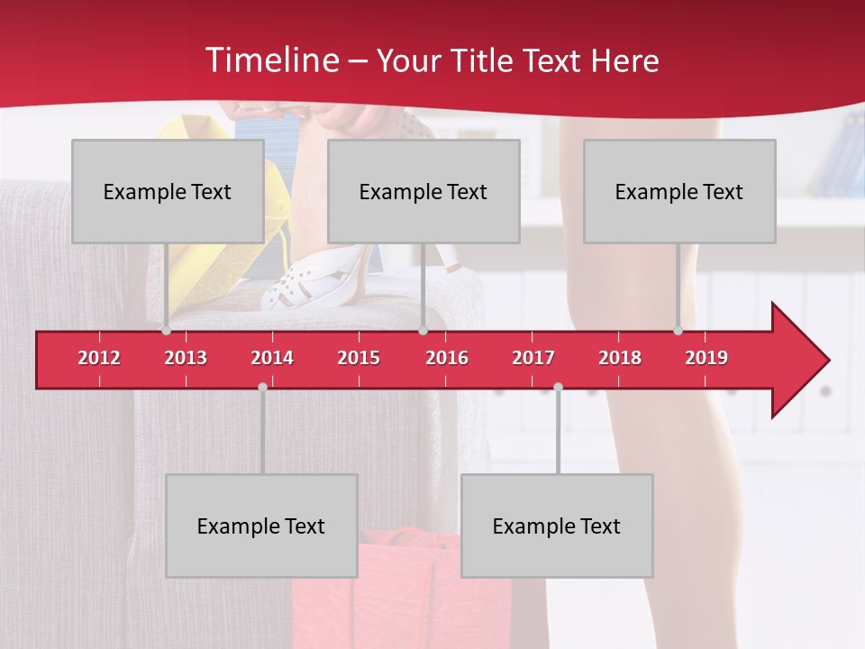 Woman Legs In Stocking PowerPoint Template