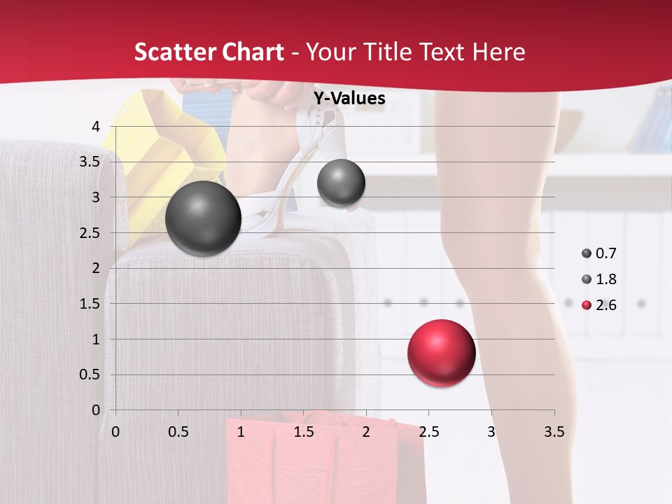 Woman Legs In Stocking PowerPoint Template